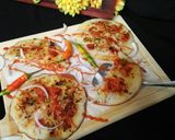 A picture of step 4 of Rava Uttapam.