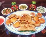 Sattu littichokha, parathas n khaste bihari platter (Sattu,wheat,besan n sooji flour) रेसिपी चरण 10 फोटो