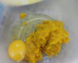 Foto del paso 1 de la receta: Pancakes salados con sobras de puré de calabaza
