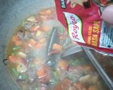Foto langkah ke 4 dari resep Asam Manis Buncis Tetelan Sapi.