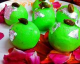 A picture of step 10 of Pista sandesh.