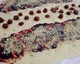 Pas rețetă Cozonac cu gem de prune, cireșe din dulceața și nucă măcinată 1 fotografie
