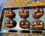 Une image de l'étape 13 de Fondants au chocolat, rice krispies, abricots et pistaches.