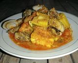Foto langkah ke 8 dari resep Kerang Saos Padang.