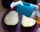 Foto del paso 1 de la receta: Berenjenas rellenas de atún y champiñones Tupperware