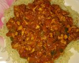 A picture of step 6 of Spicy Chicken noodles.