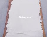 Hình bước làm 6 của món Bánh bông lan cacao cuộn kem