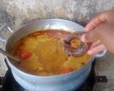 Une image de l'étape 20 de Sauce graines avec pâte de bœuf 😋 et poisson fumé mérou 🩷.