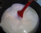 A picture of step 2 of Paan kheer (Saamak rice).