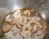 Hình bước làm 2 của món Canh rau mồng tơi nấu tôm