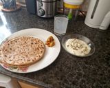 Indiai, tejsajt-os lepény kenyér (Paneer Pratha) recept fázis 4 fotója
