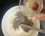 A picture of step 2 of Makhana Chia PuddingSuper Easy & Healthy Vegan Pudding.