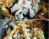 Foto del paso 3 de la receta Bacalao desmigado con garbanzos y espinacas