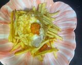 Foto del paso 6 de la receta Patatas fritas con huevo y sobrasada