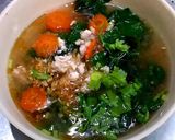 รูปขั้นตอนการทำที่ 8 ของ แกงจืดตำลึงไก่สับ