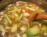 A picture of step 7 of Winter Warmer Leek and Potato Soup.