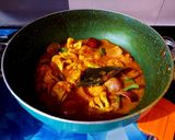 A picture of step 8 of Gobi-Paneer Kadai.