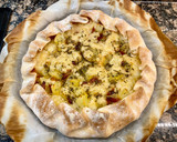 Foto del paso 14 de la receta: Pizza rústica con patata y bacon, sin gluten