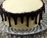 Foto del paso 25 de la receta: Drip cake con golosinas - Torta de celebración de aniversario 💞