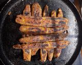 कारली फ्राय(karli fry recipe in marathi) रेसिपी स्टेप 4 फोटो 