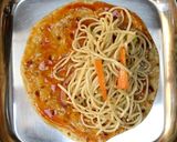 A picture of step 7 of Noodles Frankie | Noodles Kathi Roll.