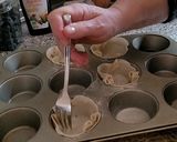 Foto del paso 4 de la receta: Tartaletas con yogur, melocotón y arándanos