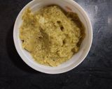 A picture of step 1 of Creamy Muskmelon curry.