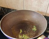A picture of step 5 of Curd Okra or Dahi ki Bhindi..