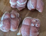 Une image de l'étape 1 de Paupiettes de porc lardées en cocotte à la forestière.