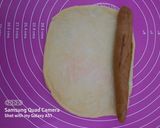 Foto langkah ke 4 dari resep Roti Tawar Motif (percobaan 1).