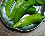 A picture of step 1 of Rajasthani Mirchi vada.