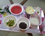 Red khandvi in yellow daal recipe step 1 photo