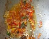 A picture of step 3 of Soya chunk curry.