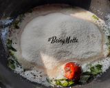 A picture of step 2 of Milk Upma.