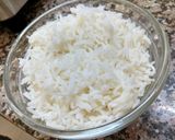 A picture of step 1 of Tawa fry rice.
