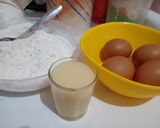 Foto langkah ke 3 dari resep Bolu karamel/sarang semut anti gagal.