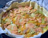 Foto del paso 5 de la receta Quiche de verduras y salmón