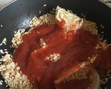 A picture of step 2 of Arroz Rojo.