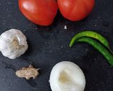 A picture of step 1 of Paneer lababdar.