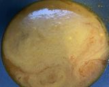 Gambar langkah 5 resipi Sotong Sumbat Masak Lemak Kuning.