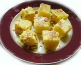 A picture of step 7 of Pineapple HALWA.