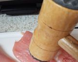A picture of step 2 of Involtini Do Pollo,All'erba Cipollina. Chicken Roulades + Chives.