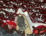 Foto del paso 7 de la receta Tarta de queso con aroma a chocolate blanco con mermelada de fresa naturales