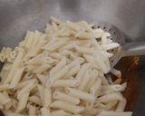 A picture of step 5 of Red sauce pasta.