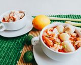 Foto langkah ke 4 dari resep Soto Udang telur puyuh #Ketopad_CP_AnekaSoto.