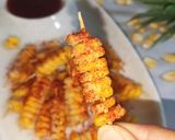 A picture of step 4 of Crispy Peri Peri Sweetcorn Fries.