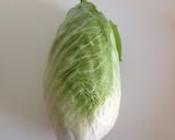 A picture of step 1 of Monkfish with Lardo and Burrata with Chicory Salad.