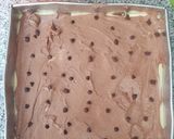 Foto langkah ke 4 dari resep Chocolate Marble Cheese Cake.