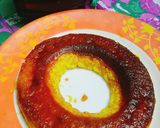 A picture of step 6 of Caramel Egg pudding #foodiesandfriends.