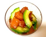 A picture of step 7 of Salmon Avocado Don Rice Bowl.